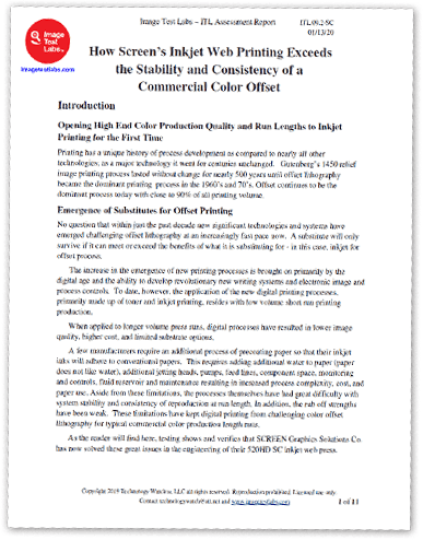 Image Test Lab’s Assessment Report